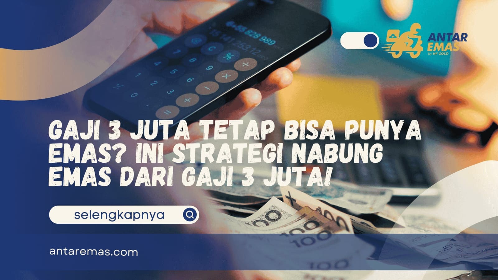 nabung emas dari gaji 3 juta