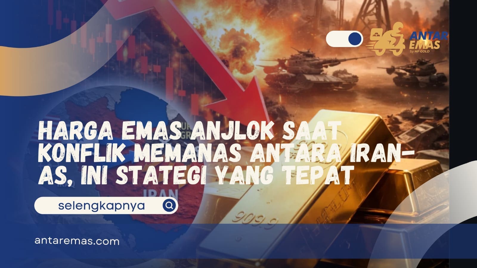 Harga Emas Anjlok
