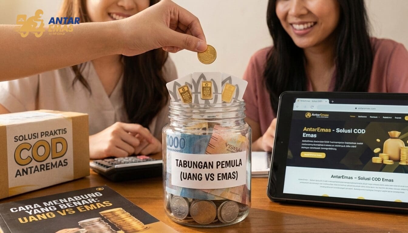 dua wanita sedang belajar menabung untuk pemula